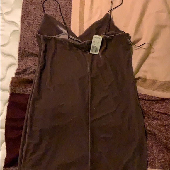Forever21 velvet taupe stress brand new v shaped - Picture 2 of 2